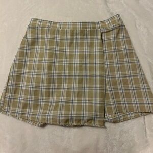 Plaid skort